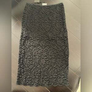 Elegant Black Lace‎ Skirt